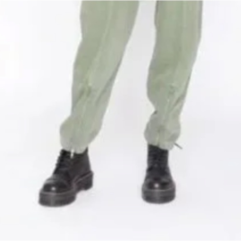 Sandrine Rose xFree People Army Zippers & Pockets Coverall Jumpsuit SzXS or SzS - Picture 15 of 16
